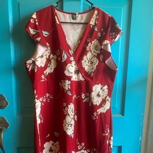 NWOT SHEIN Curve 4x flower dress
